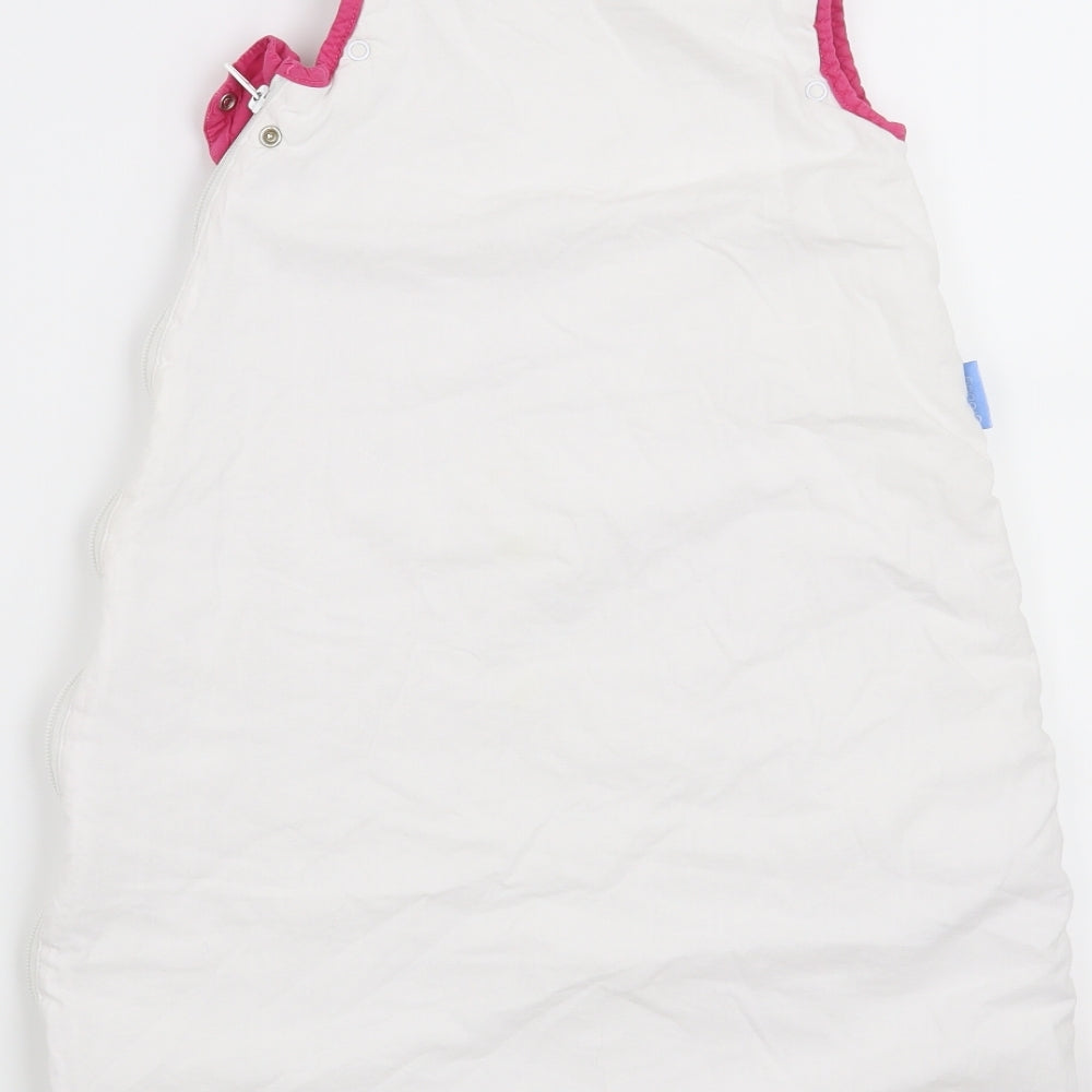 Grobag Girls White Floral  Coverall One-Piece Size 0-3 Months