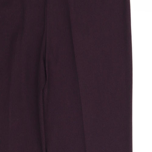 Isle Womens Purple   Trousers  Size 14 L26 in