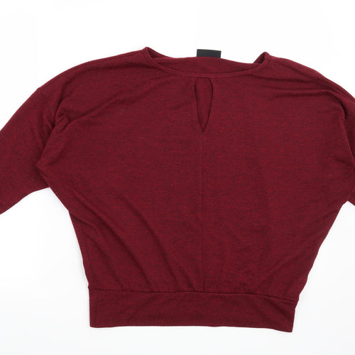 Wallis Womens Red   Pullover Jumper Size 10