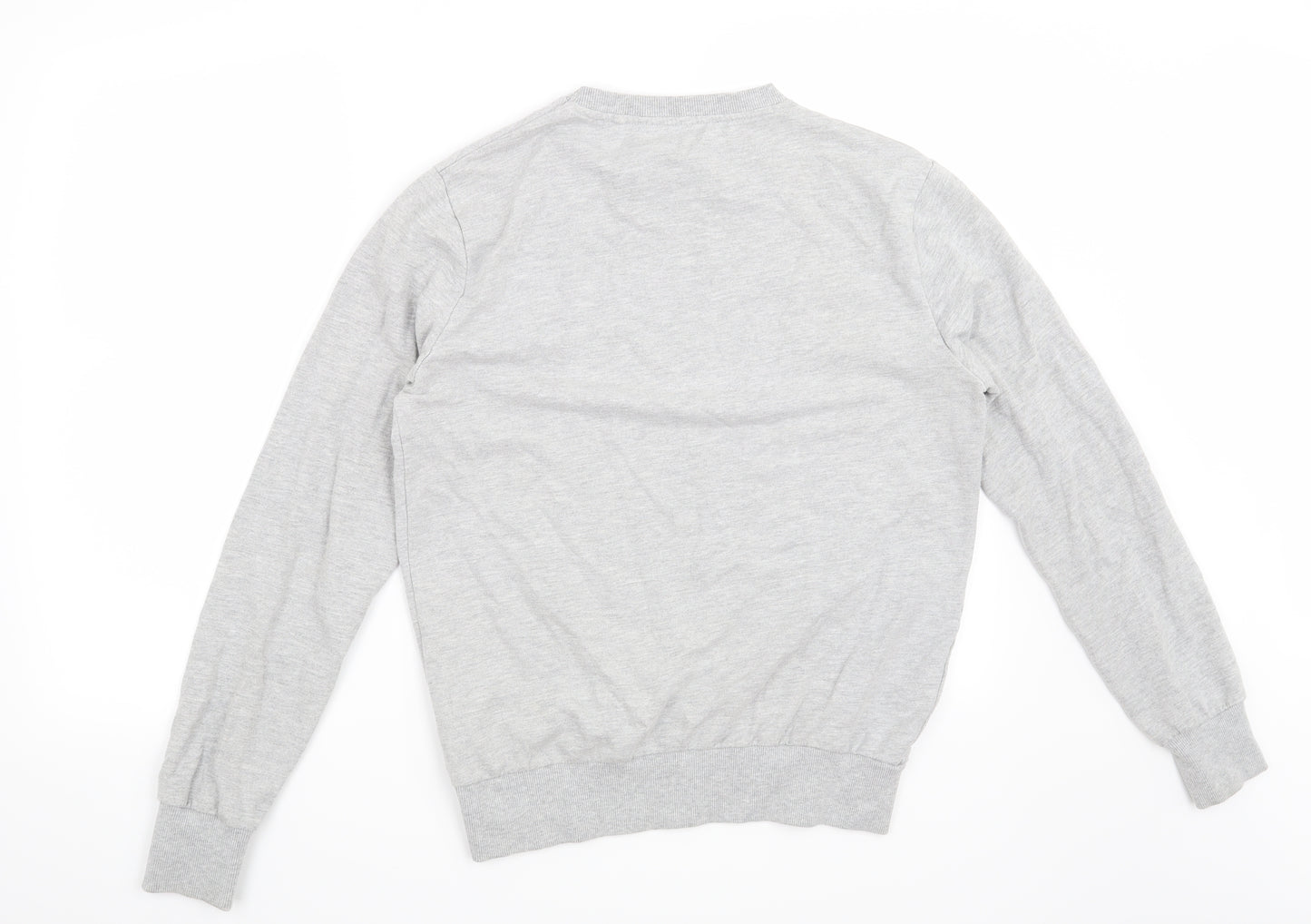 Cedar Wood State Mens Grey   Pullover Sweatshirt Size M  - Anchorman2 Say Whhhhaaat?