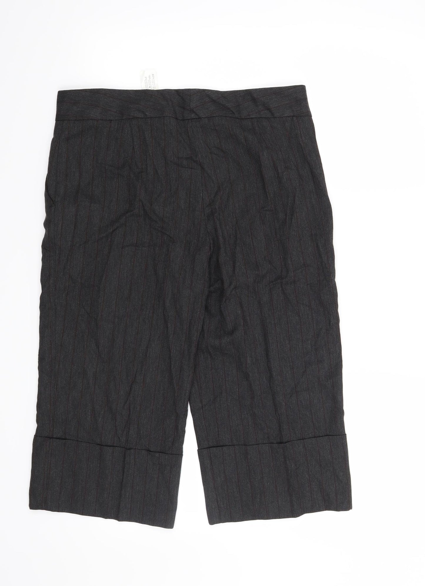 Zara Womens Grey Striped  Trousers  Size 10 L20 in