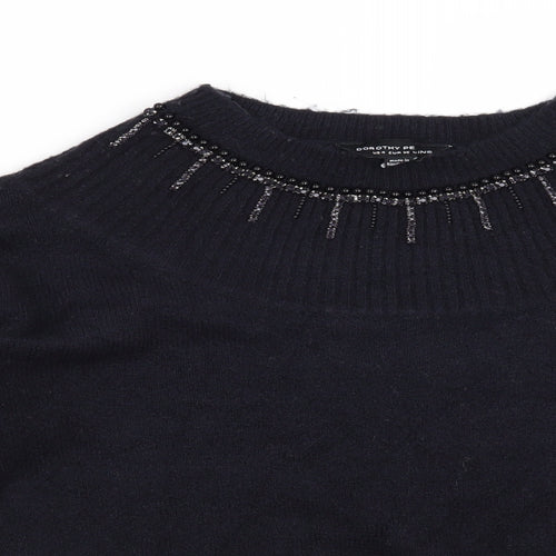 Dorothy Perkins Womens Blue   Pullover Jumper Size 8