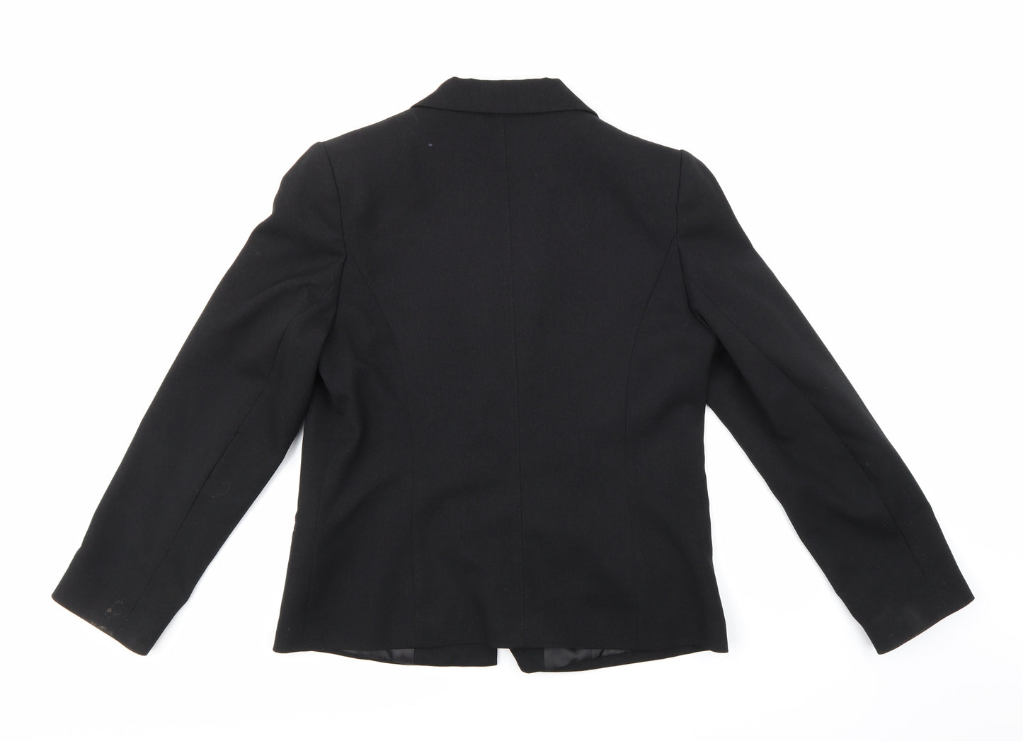 Preworn Womens Black   Jacket Blazer Size 12