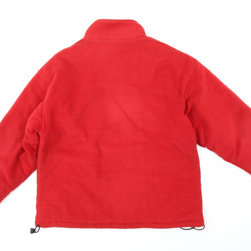 Neutral Territory Mens Red  Fleece Jacket  Size S