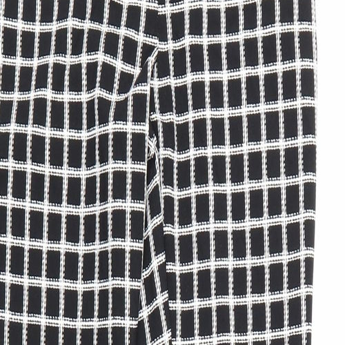 Atmosphere Womens Black Check  Trousers  Size 8 L27 in