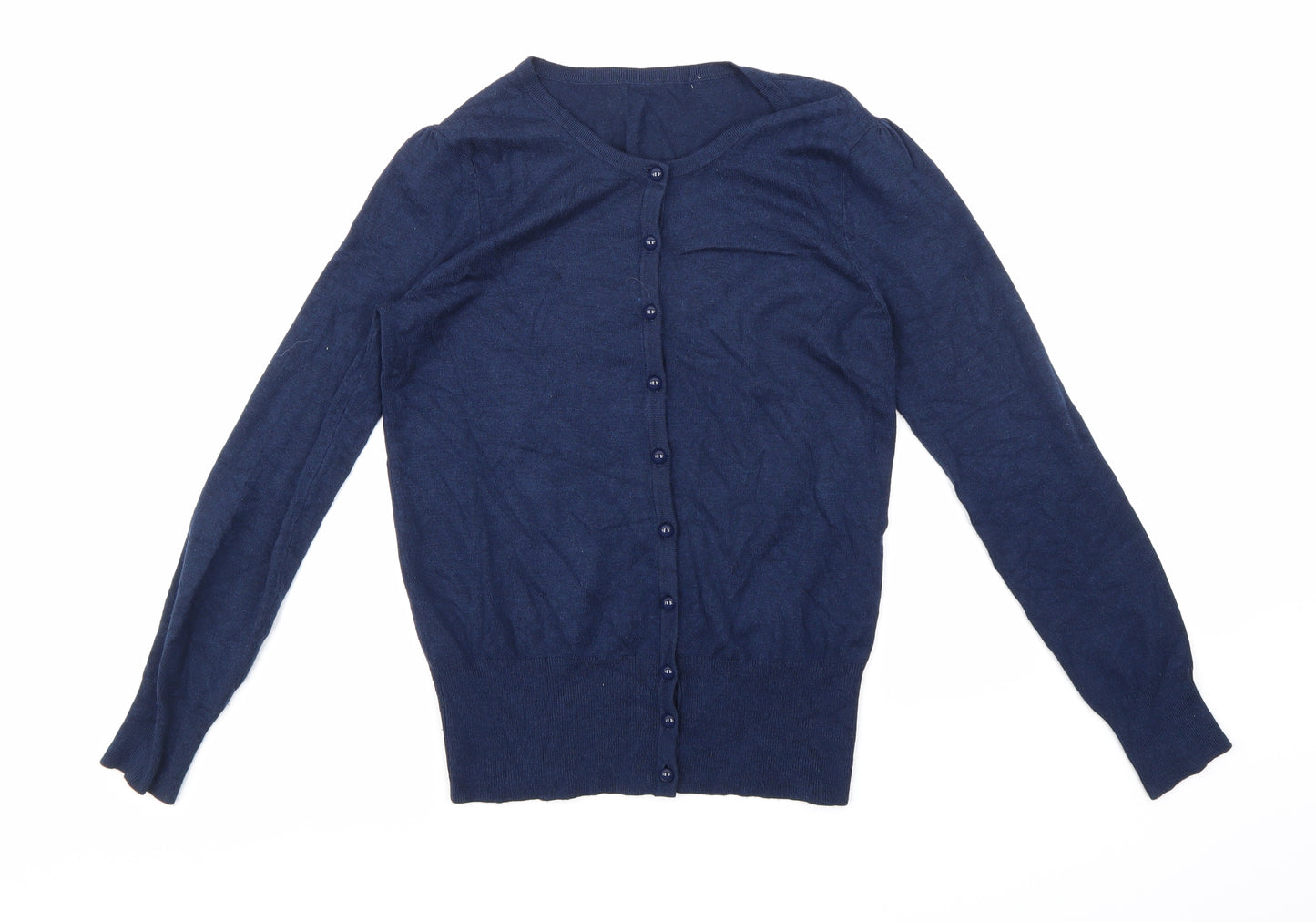 Marks and Spencer Womens Blue   Cardigan Jumper Size 10