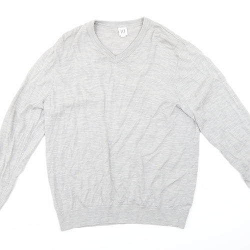 Gap Mens Grey  Knit Pullover Jumper Size L