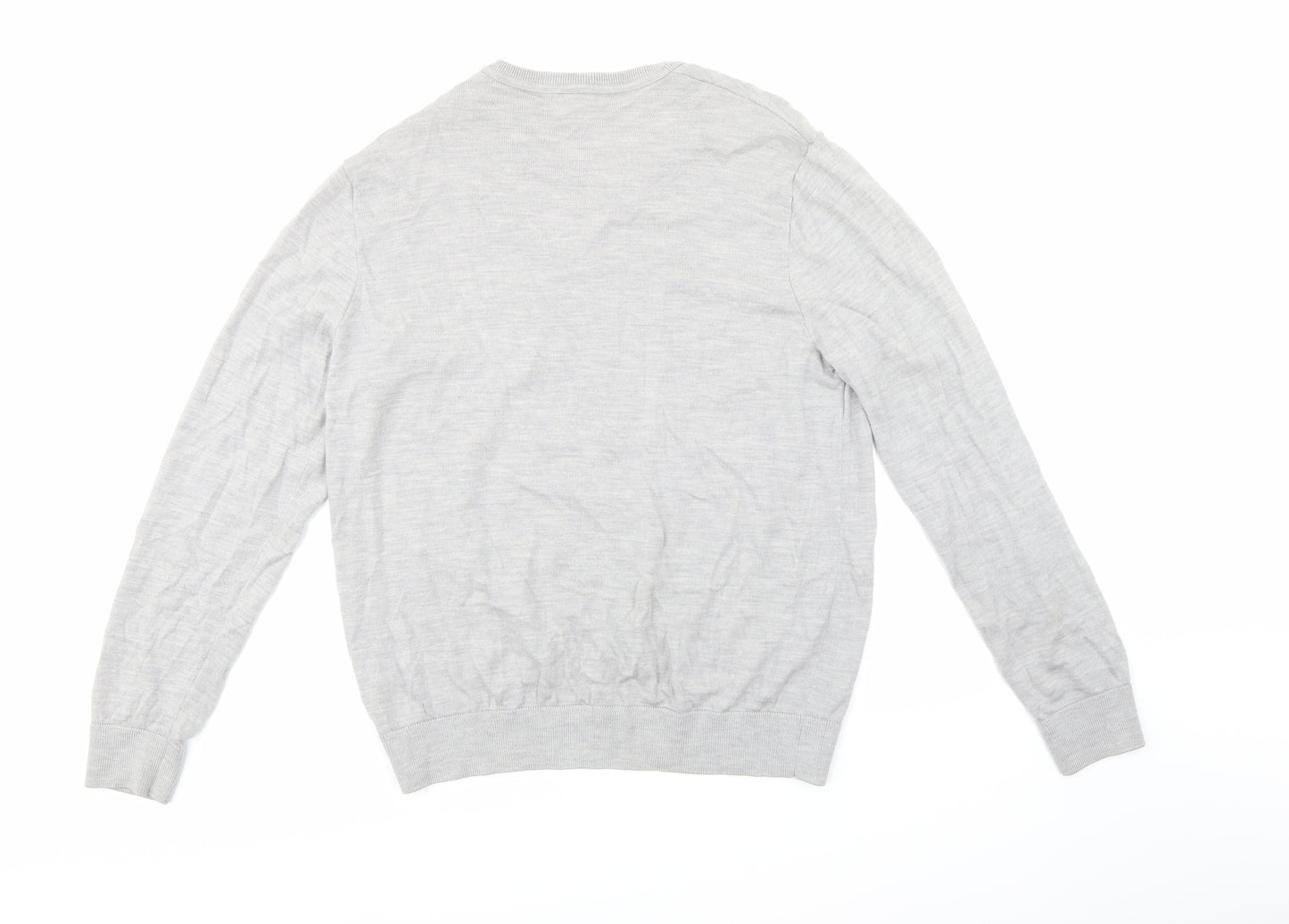 Gap Mens Grey  Knit Pullover Jumper Size L