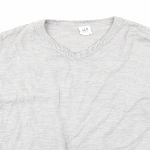 Gap Mens Grey  Knit Pullover Jumper Size L