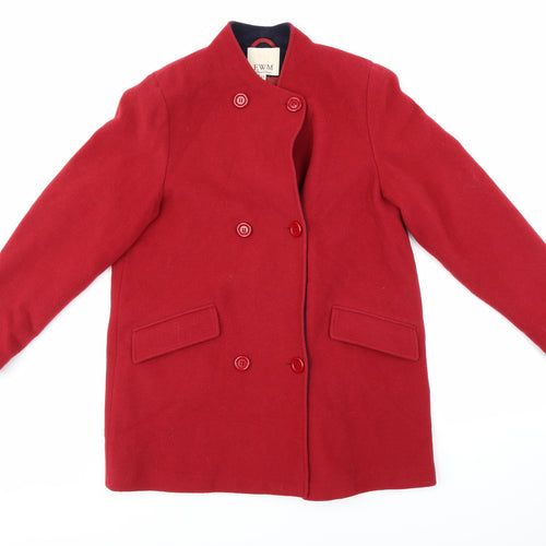 EWM Womens Red   Jacket Coat Size 12