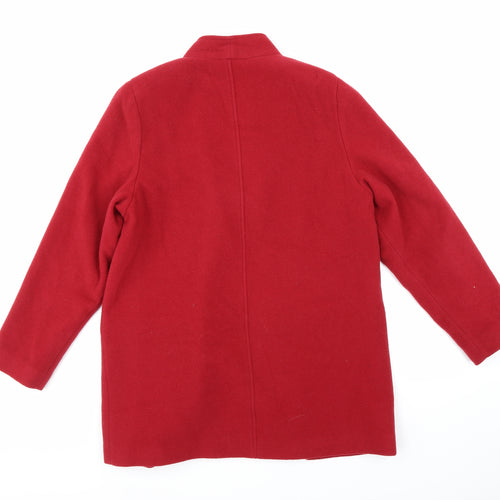 EWM Womens Red   Jacket Coat Size 12