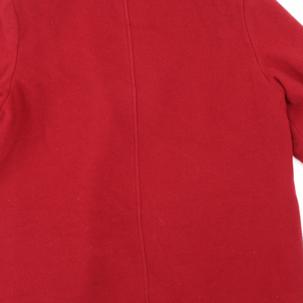 EWM Womens Red   Jacket Coat Size 12