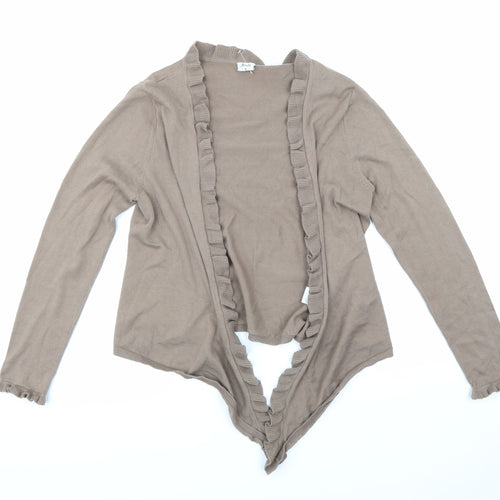 Arruba Womens Brown  Knit Cardigan Jumper Size M