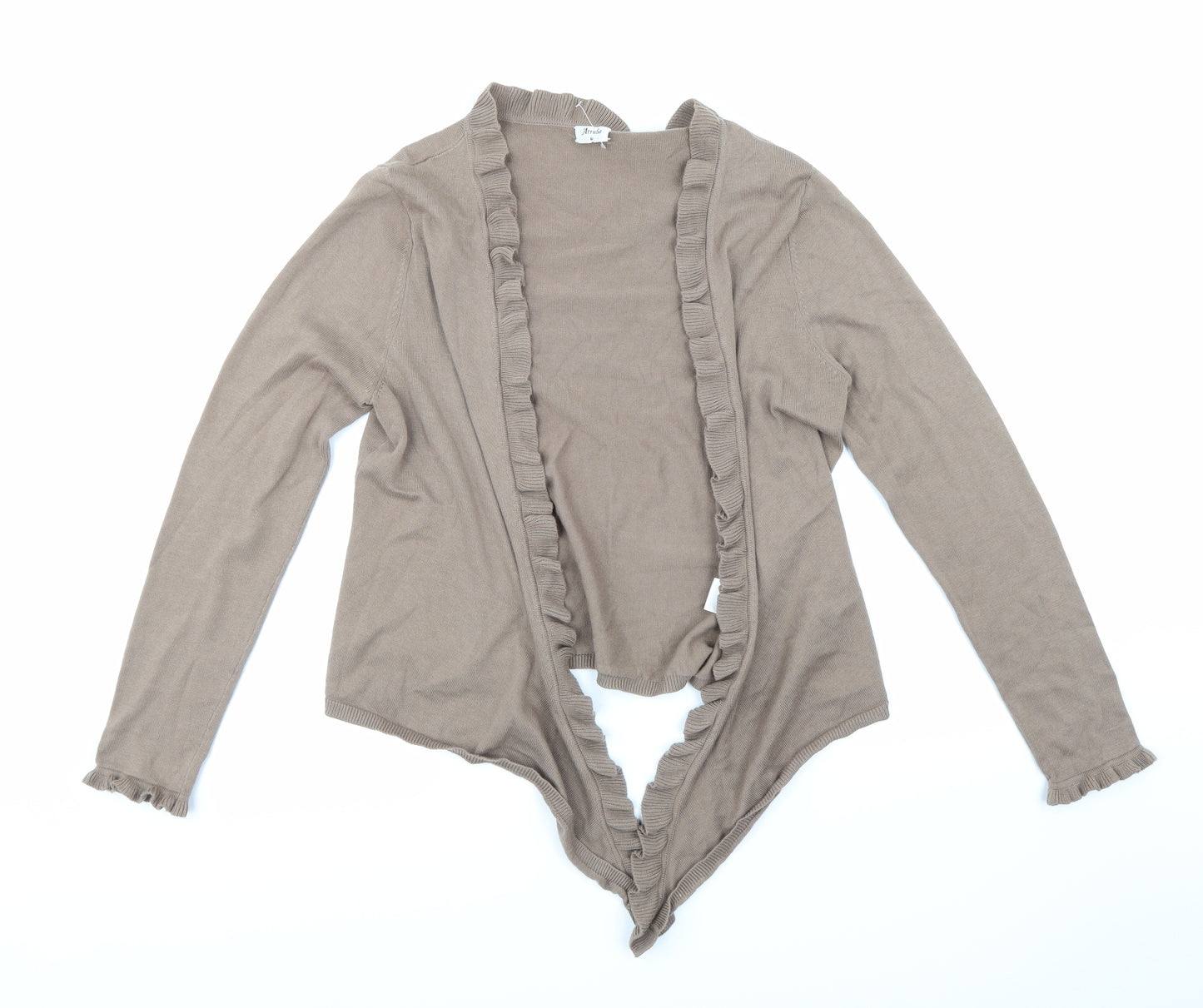 Arruba Womens Brown  Knit Cardigan Jumper Size M