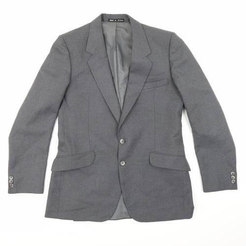 Brook Taverner Mens Grey   Jacket Suit Jacket Size 38