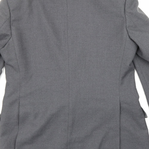 Brook Taverner Mens Grey   Jacket Suit Jacket Size 38