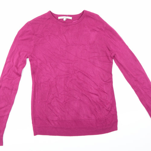 Vida Vi Womens Purple  Knit Pullover Jumper Size L