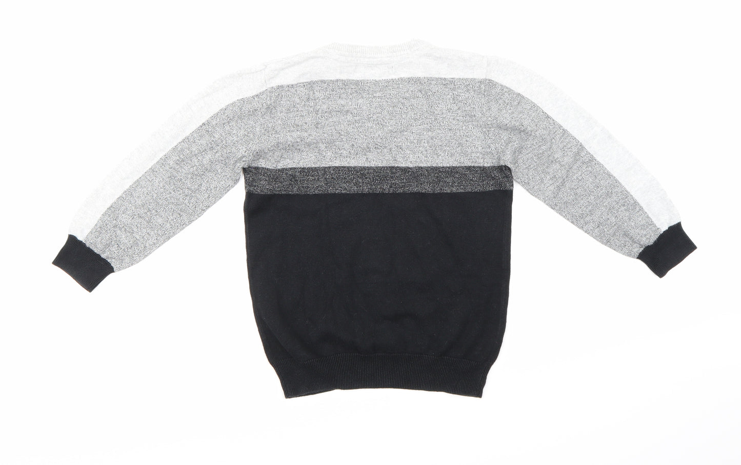 George Boys Grey  Knit Pullover Jumper Size 6-7 Years