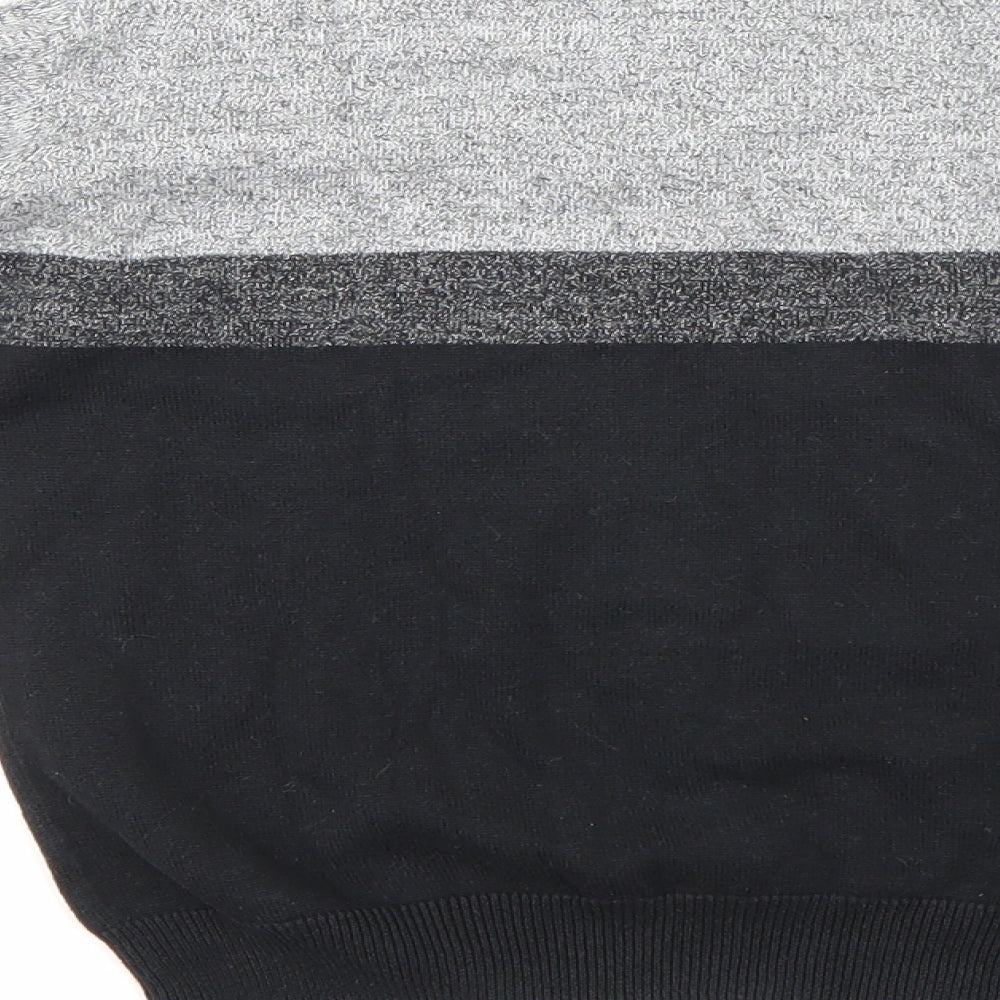 George Boys Grey  Knit Pullover Jumper Size 6-7 Years