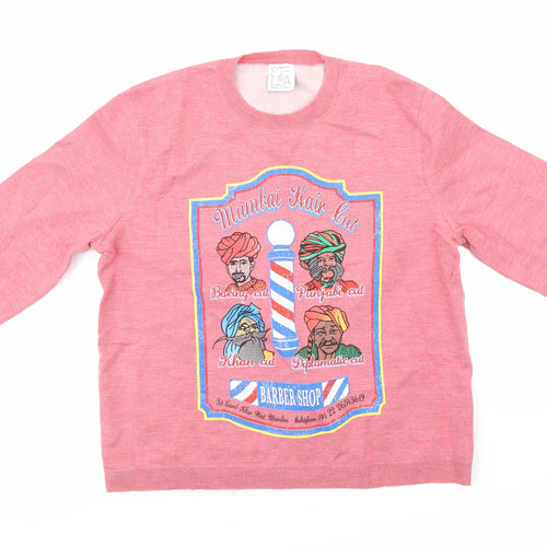 Ste Je Annlla Womens Pink   Pullover Jumper Size 14