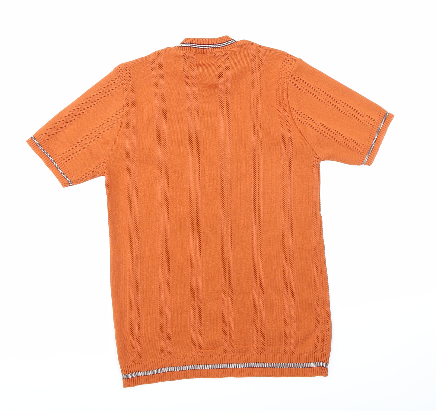 Preworn Womens Orange   Basic T-Shirt Size 14