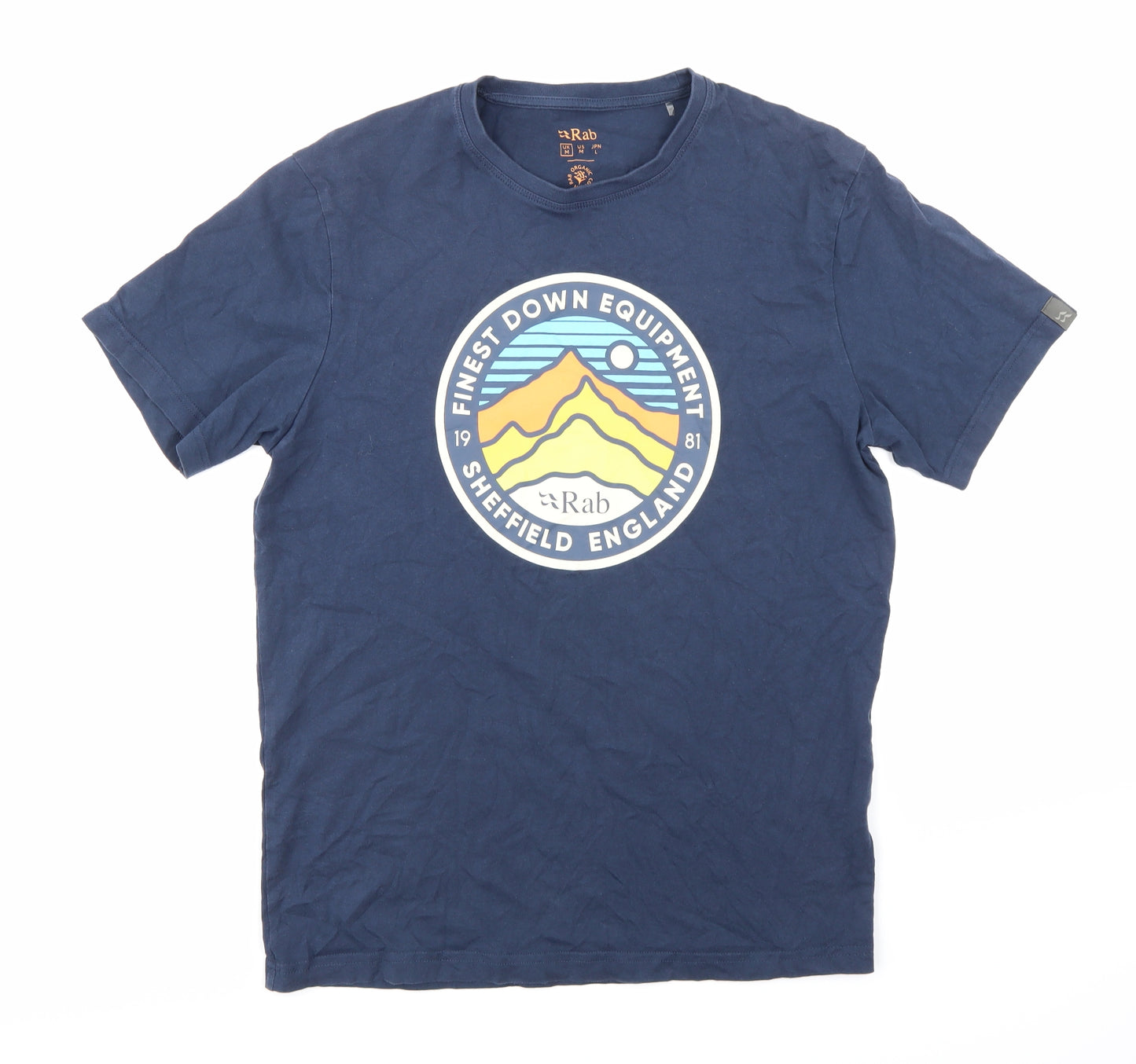 RAB Mens Blue    T-Shirt Size M