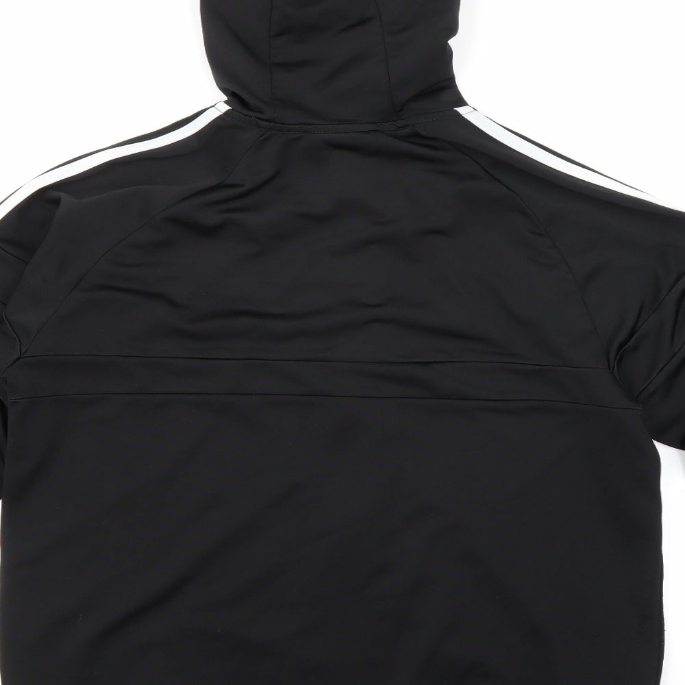 adidas Mens Black   Full Zip Hoodie Size L