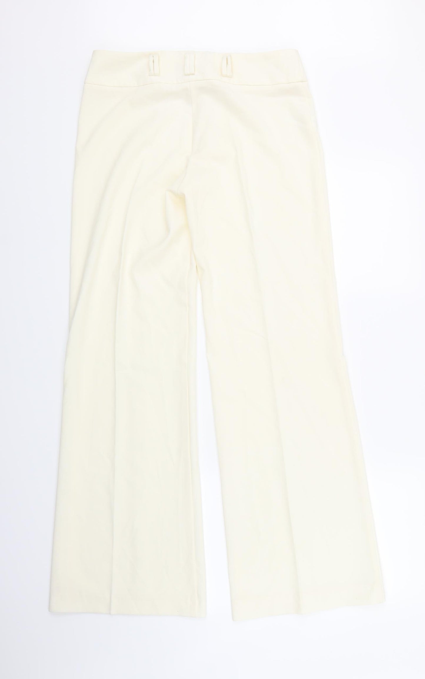 George Womens White   Trousers  Size 12 L30 in