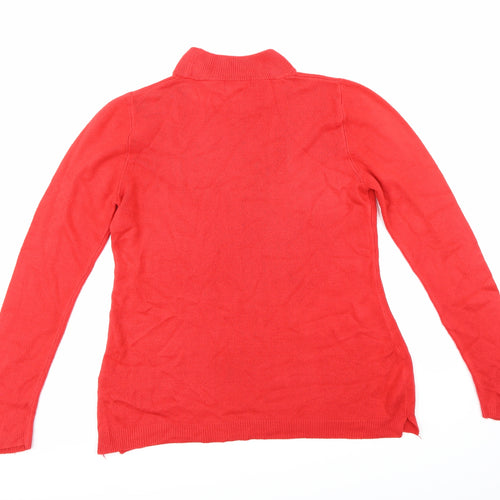 Papaya Womens Red  Knit Pullover Jumper Size 16