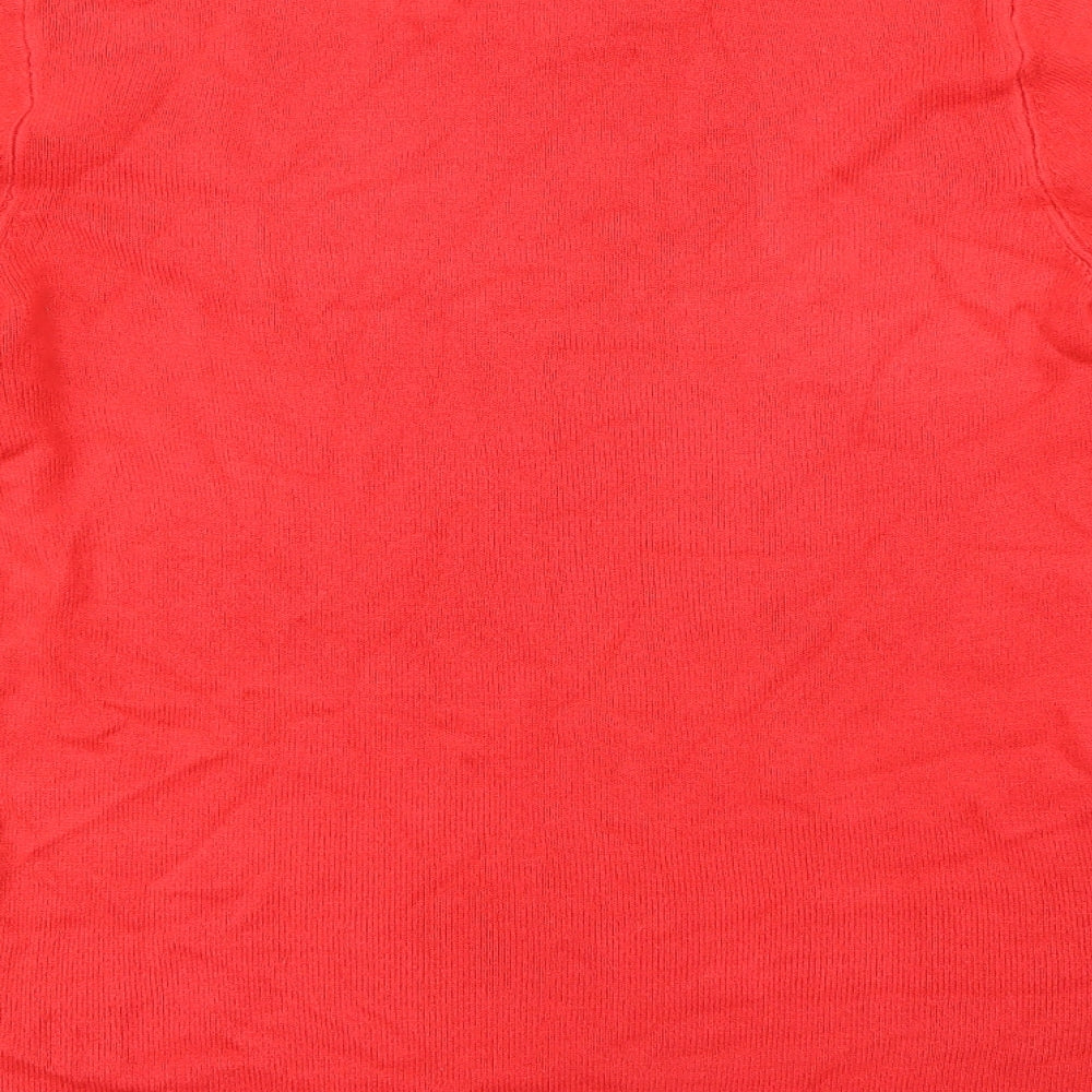 Papaya Womens Red  Knit Pullover Jumper Size 16