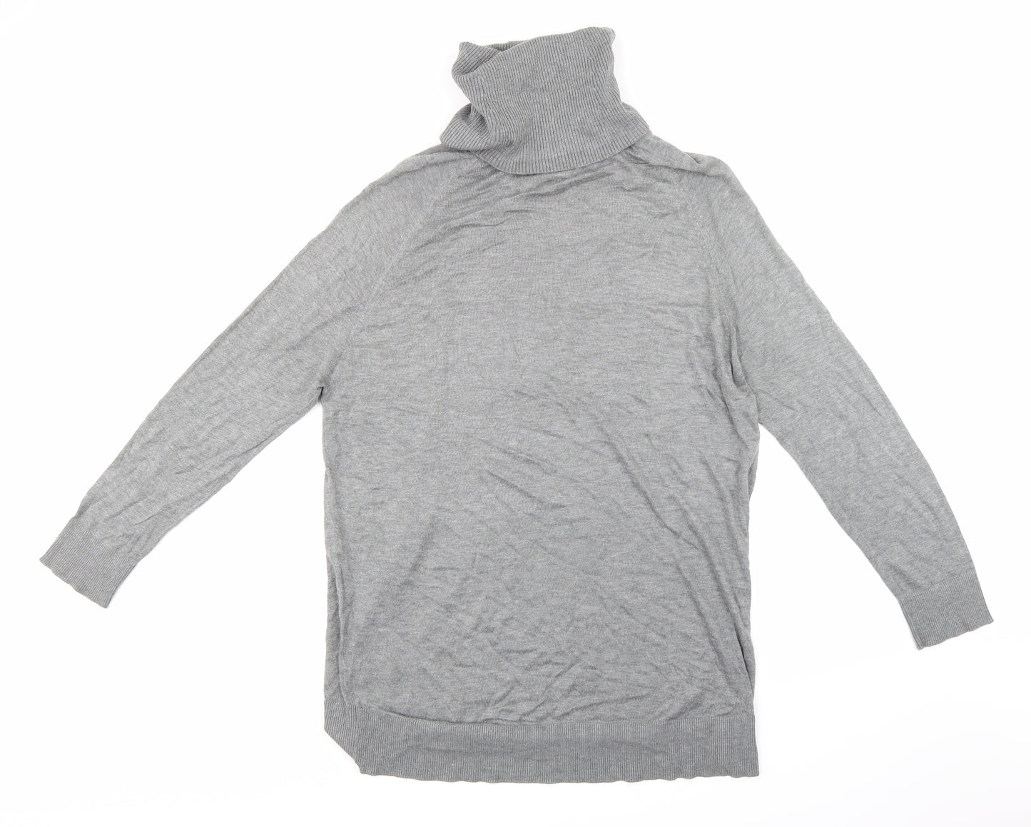 H&M Womens Grey  Knit Jumper Dress  Size M