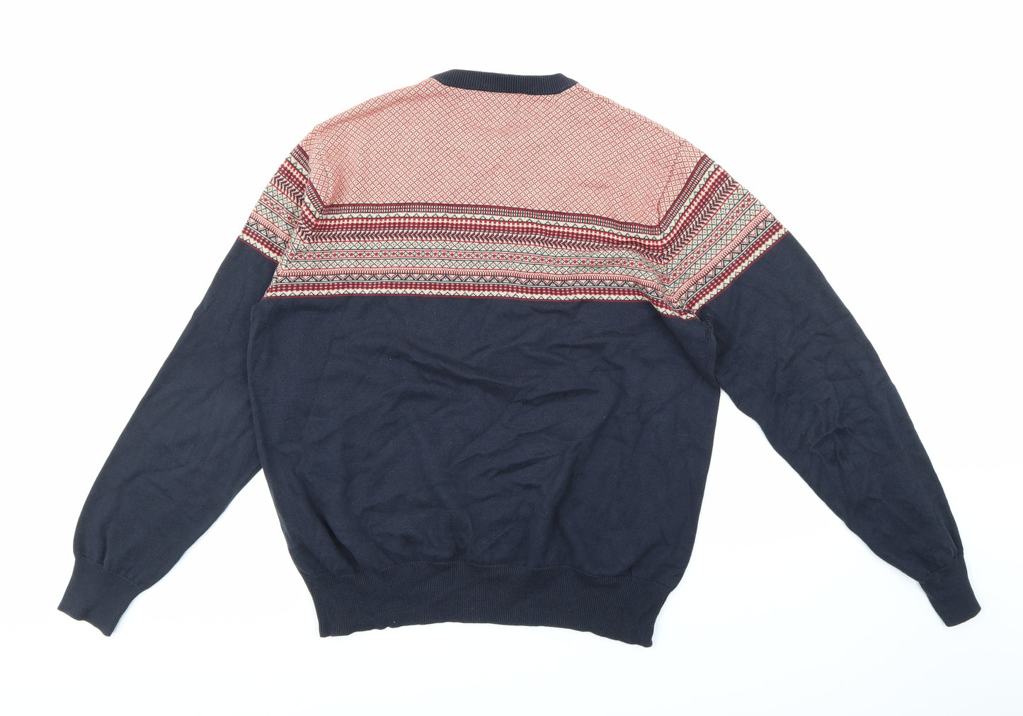 TU Mens Blue  Knit Pullover Jumper Size XL