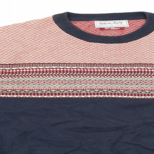 TU Mens Blue  Knit Pullover Jumper Size XL