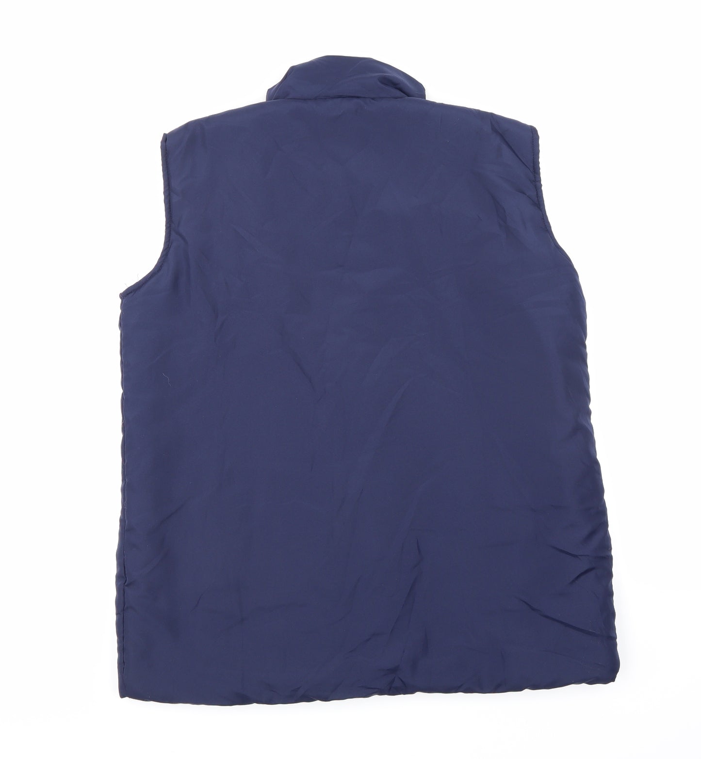 Anne De Lancay Womens Blue   Gilet Coat Size M