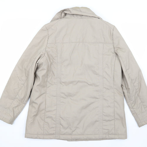 Classics Womens Beige   Jacket Coat Size S