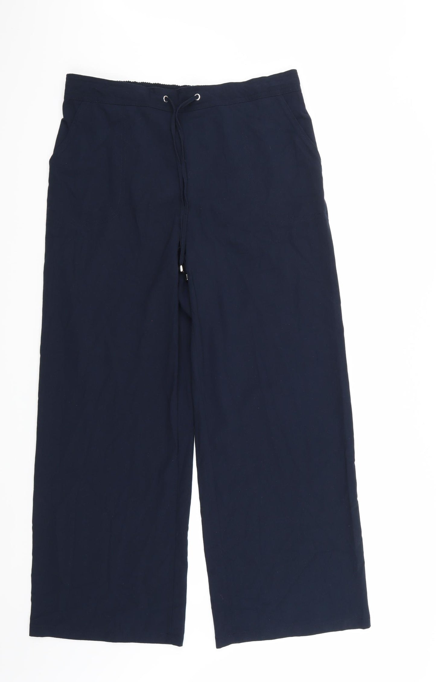 Papaya Womens Blue   Trousers  Size 14 L29 in