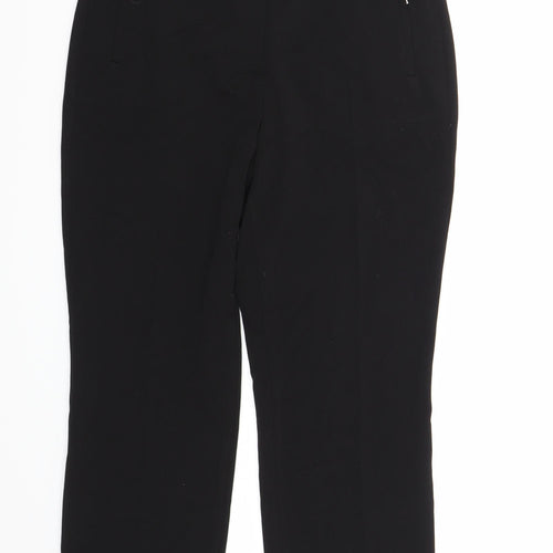 Marks and Spencer Womens Black   Trousers  Size 12 L26 in