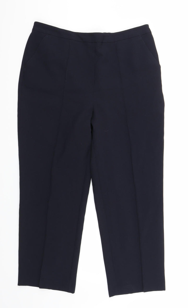 Isle Womens Black   Trousers  Size 12 L25 in