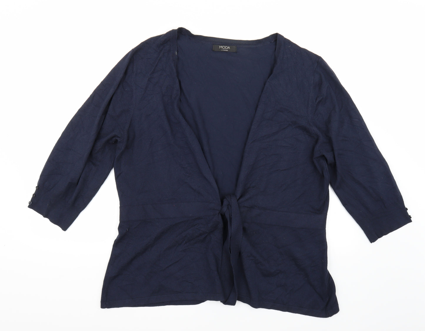 George Womens Blue   Cardigan Jumper Size 22