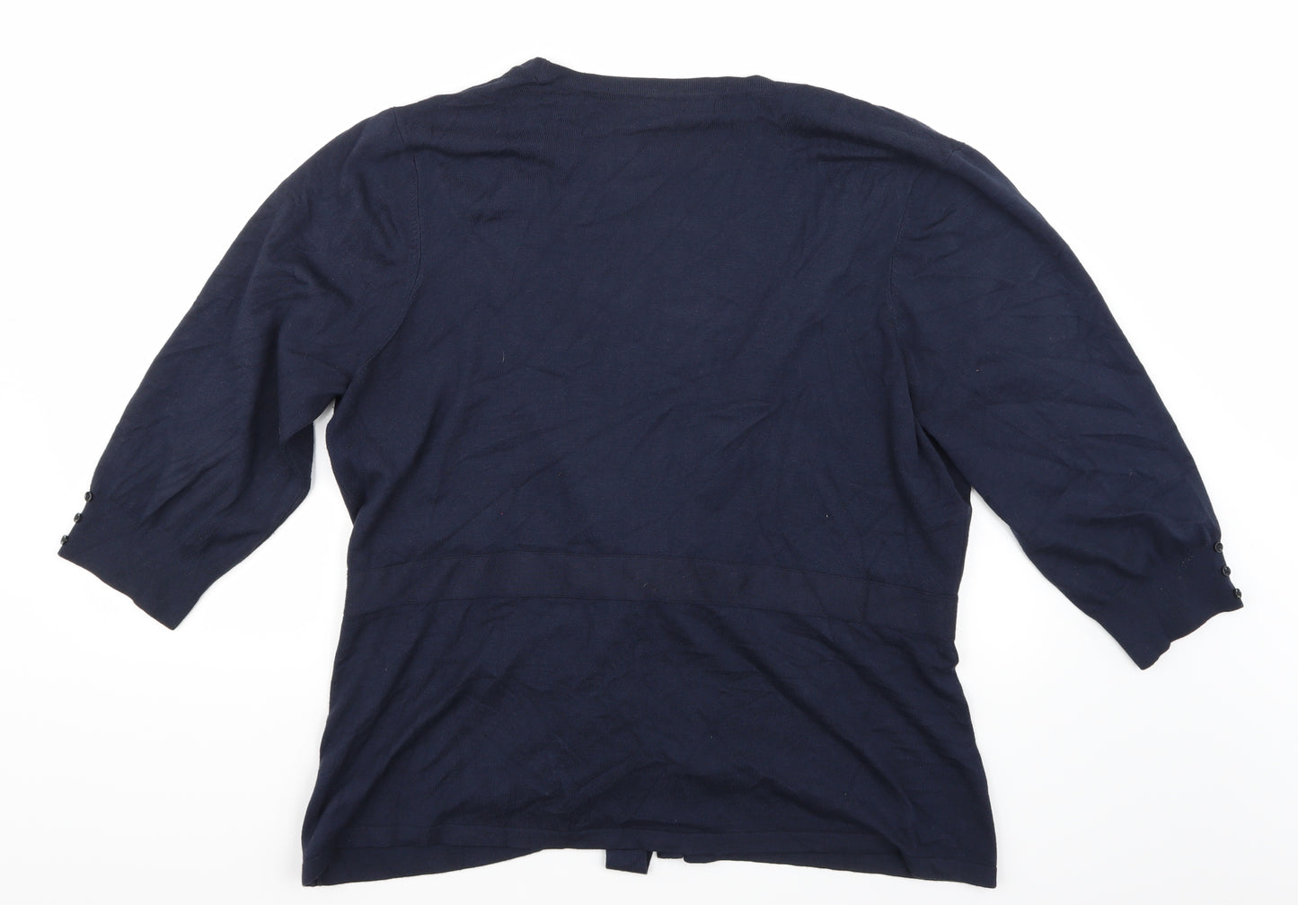 George Womens Blue   Cardigan Jumper Size 22