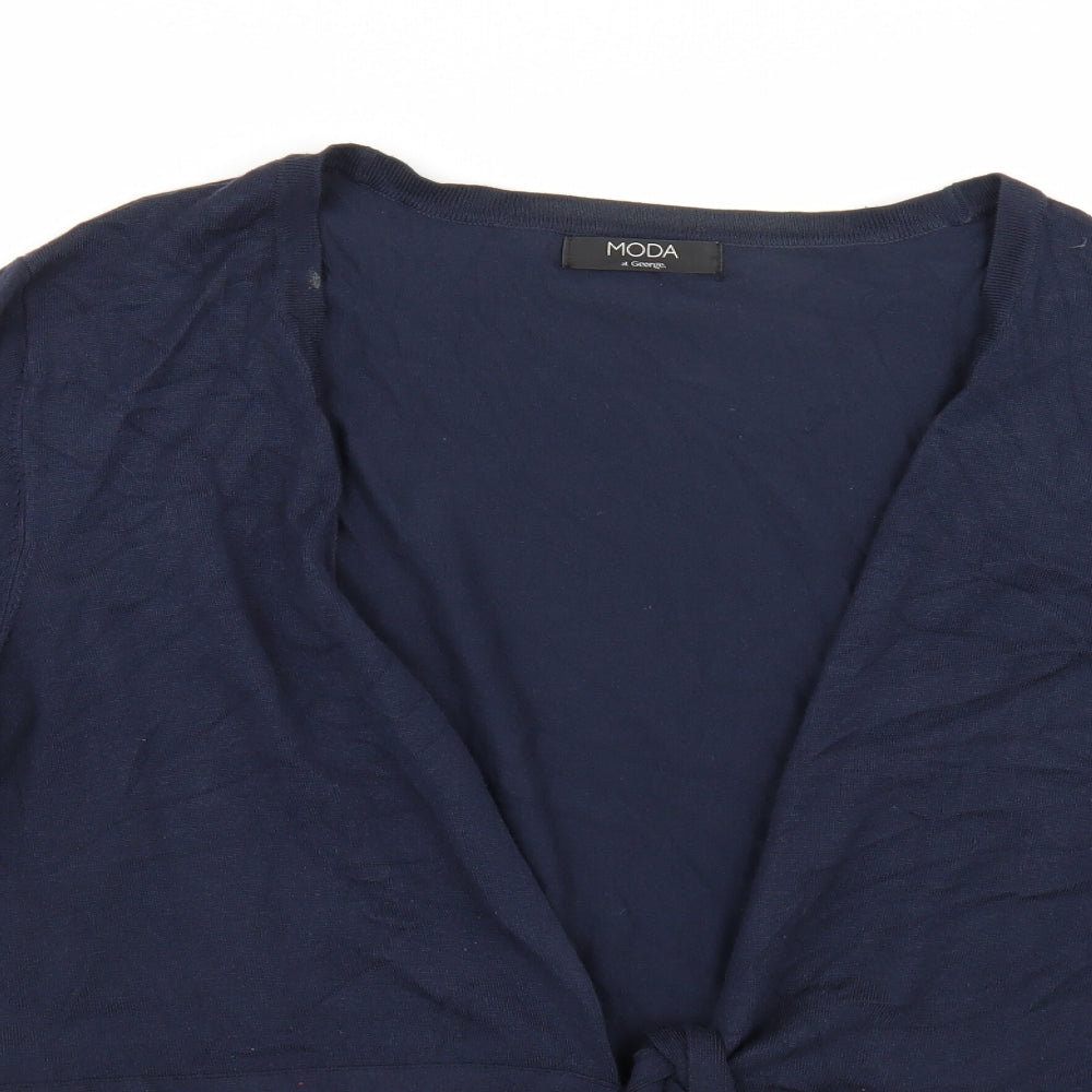 George Womens Blue   Cardigan Jumper Size 22