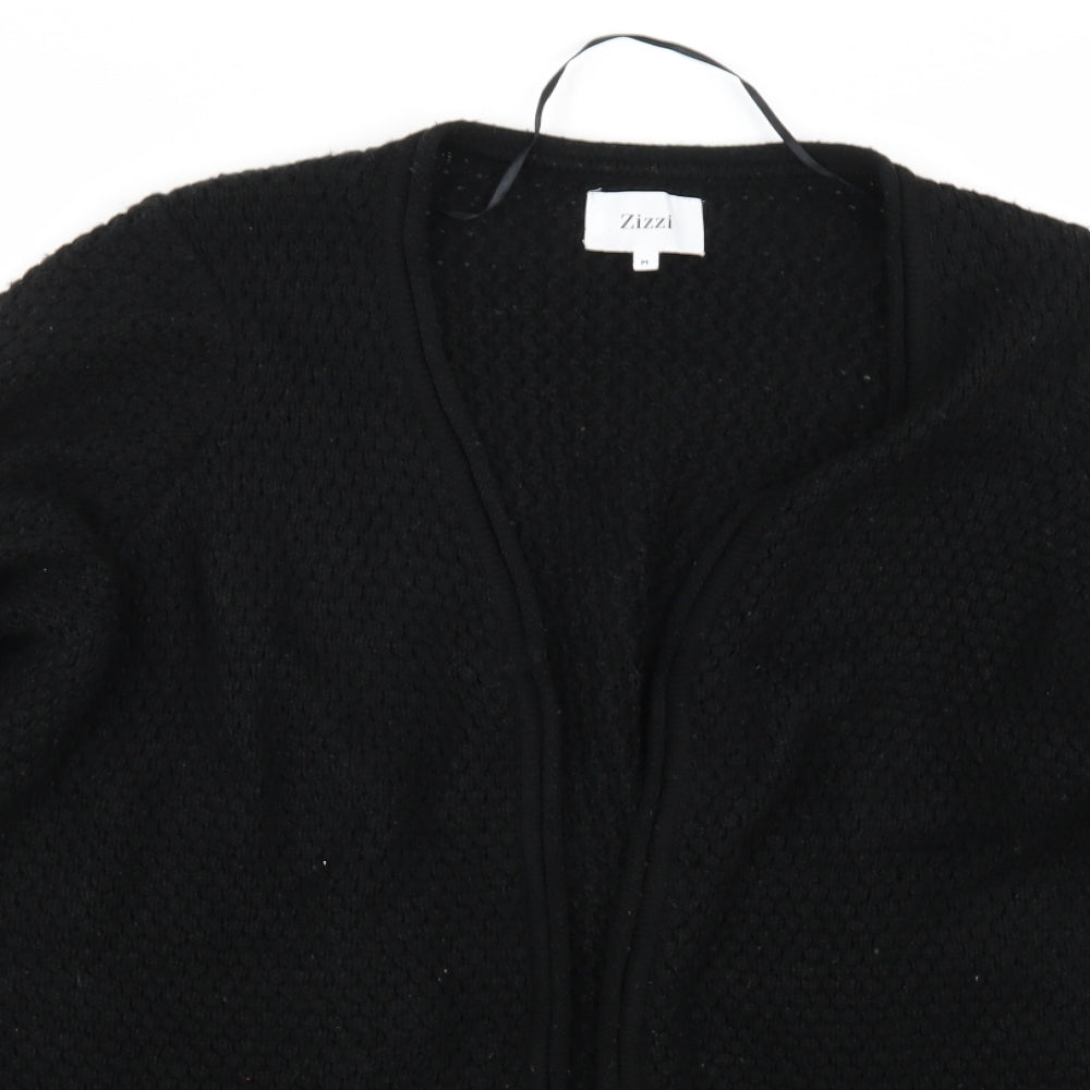 Zizzi Womens Black   Cardigan Jumper Size M