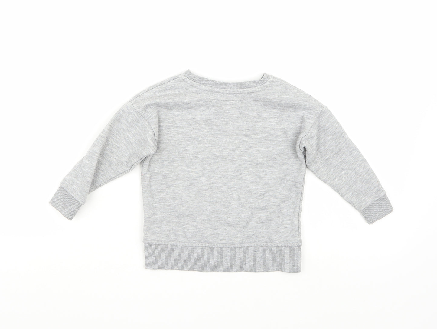 Primark Girls Grey   Pullover Jumper Size 2 Years
