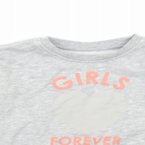 Primark Girls Grey   Pullover Jumper Size 2 Years