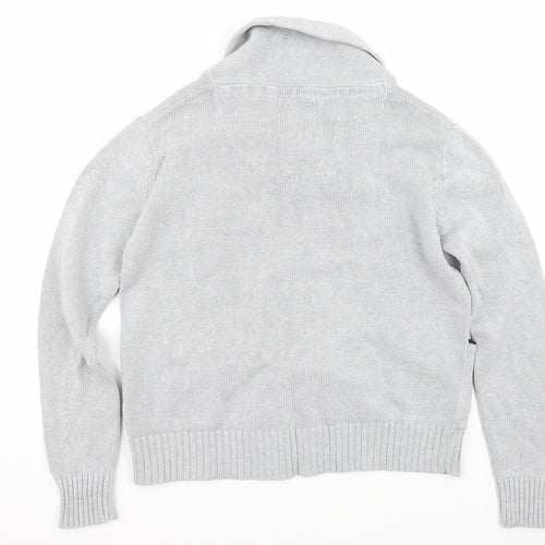 Brave Soul Womens Grey   Cardigan Jumper Size L