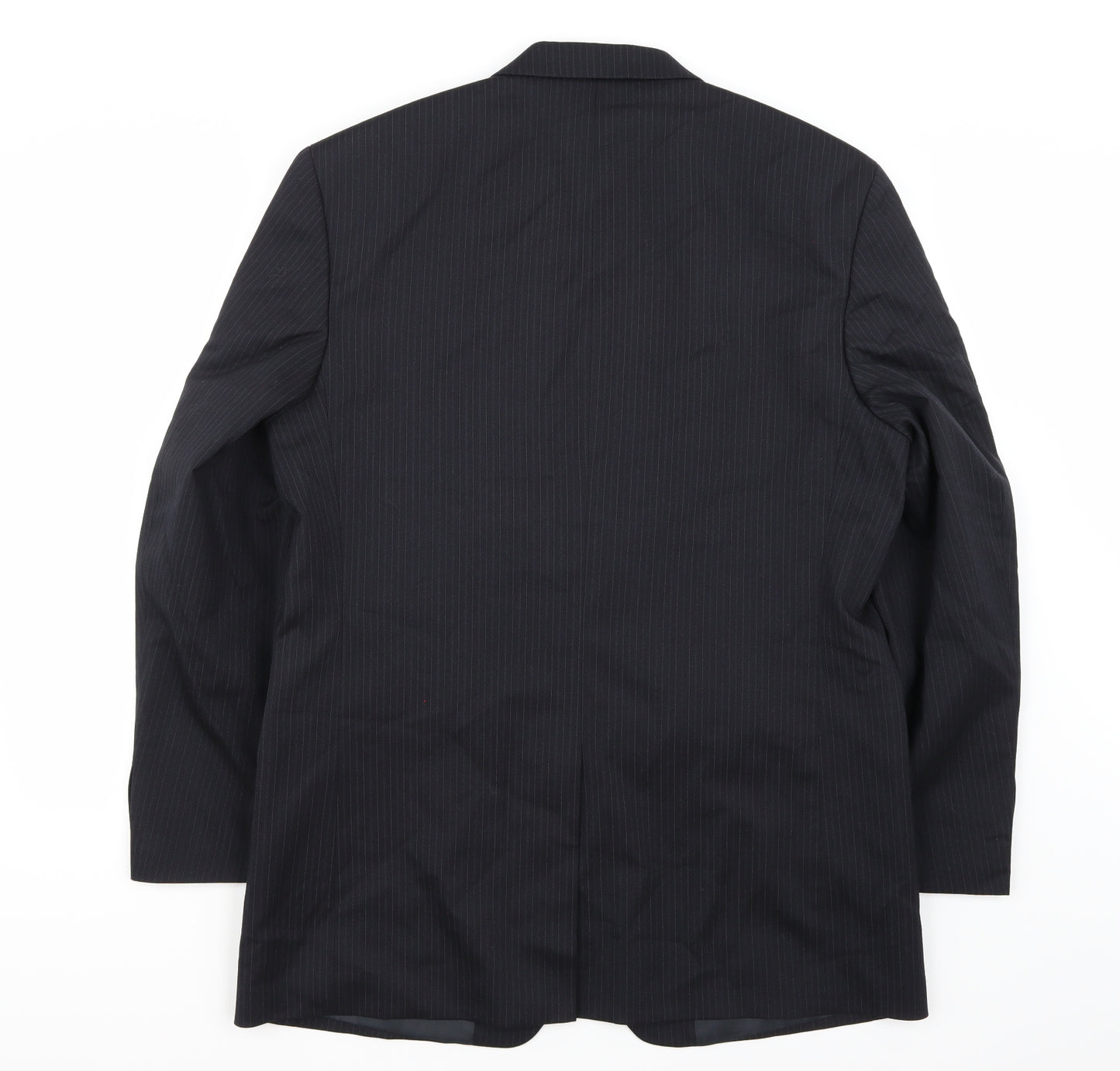 Armando Mens Black   Jacket Suit Jacket Size 42