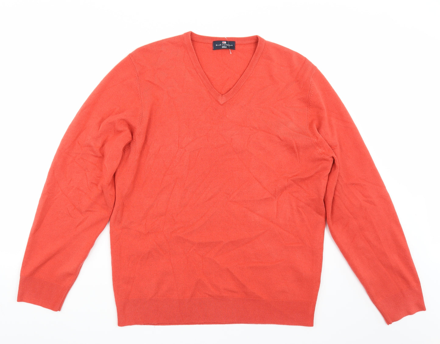 Marks and Spencer Womens Orange   Pullover Jumper Size L