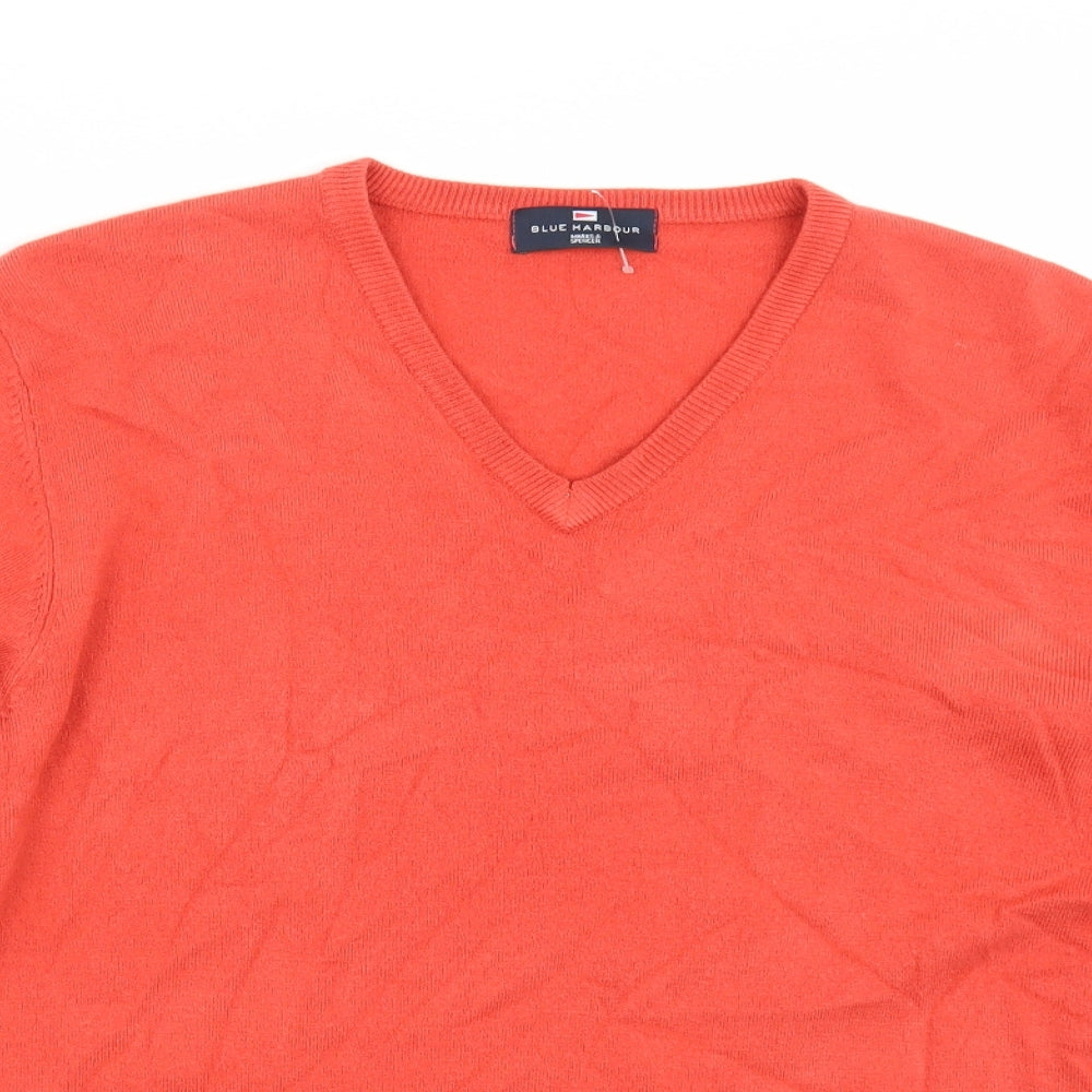 Marks and Spencer Womens Orange   Pullover Jumper Size L