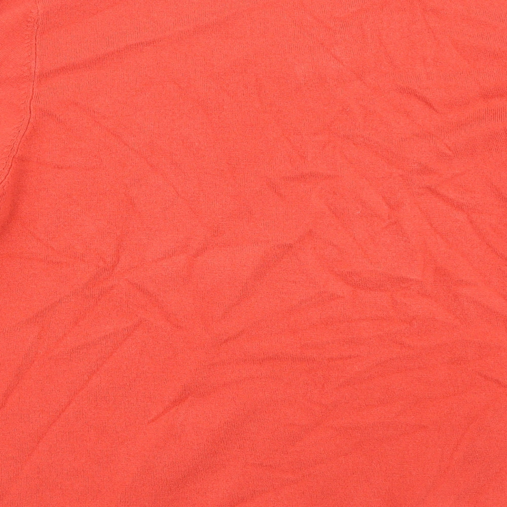 Marks and Spencer Womens Orange   Pullover Jumper Size L