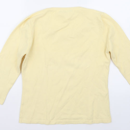 South china sea Womens Yellow   Basic T-Shirt Size M